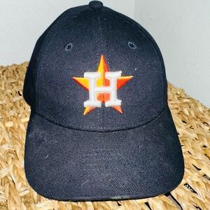 Houston Astros New Era 9FORTY Youth Baseball Cap Hat Black MLB Adjustable